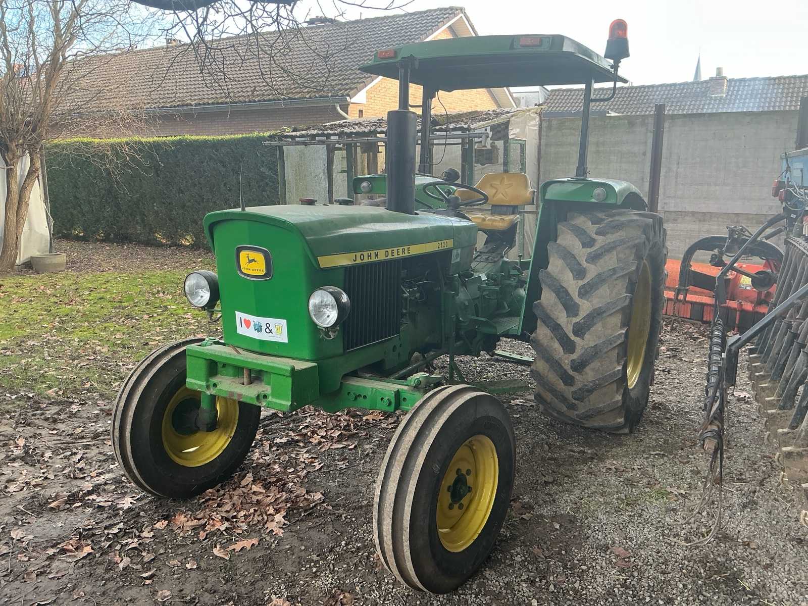 1971 John Deere 1120 Oldtimer tractor