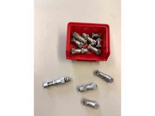 Posten (11x) Mikrometer-Messschrauben / Feinverstellspindeln