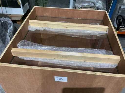 Borcan clopoțel din sticlă