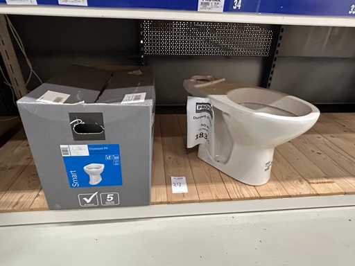 Pleier-Toilettenschüssel stehend (2x)