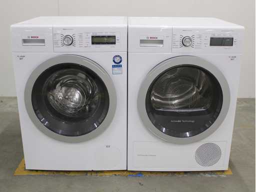 Bosch HomeProfessional Waschmaschine & Bosch HomeProfessional Selbstreinigender Kondensatortrockner