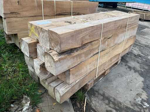 Teak houten - Balken (12x)