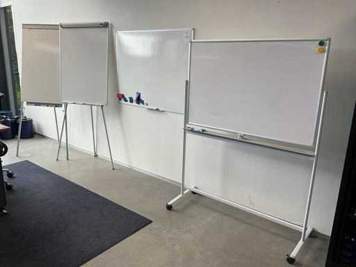 Quantore-Whiteboards und Flipcharts (5x)