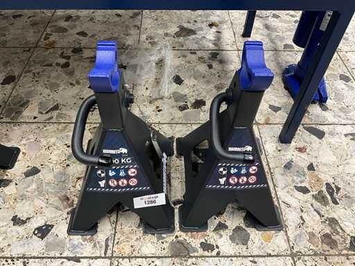 Mammuth JS06 Set di cavalletti per assali da garage