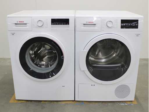 Bosch Serie|4 VarioPerfect EcoSilence Drive Wasmachine & Bosch Serie|6 Wasdroger