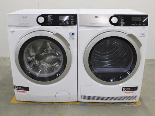 AEG 7000 Serie | Lavamat ProSteam Technology Waschmaschine & AEG 8000 Serie | Lavatherm AbsoluteCare System Trockner