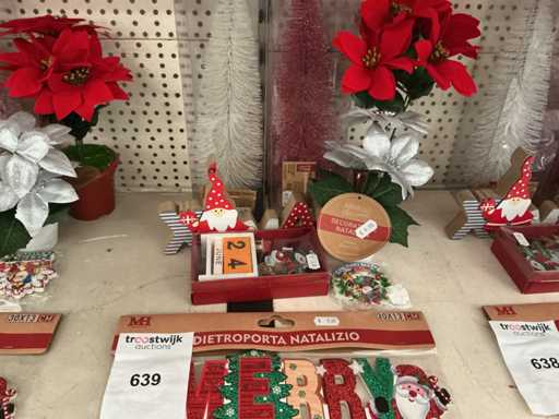 Weihnachtsdekoration für Partys.