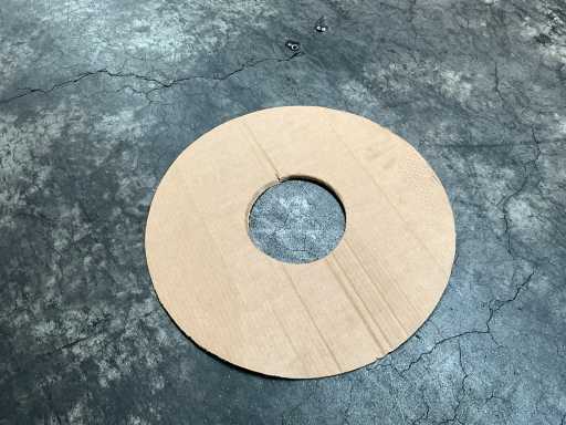 Lot de brides de tête en carton (dia 170mm)