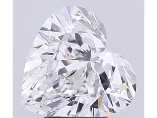 Diamant - 4.01 carat Hart vorm geslepen diamant (gecertificeerd)
