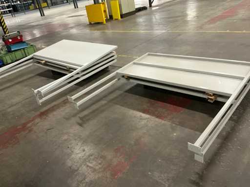 Steel announcement boards (6x)