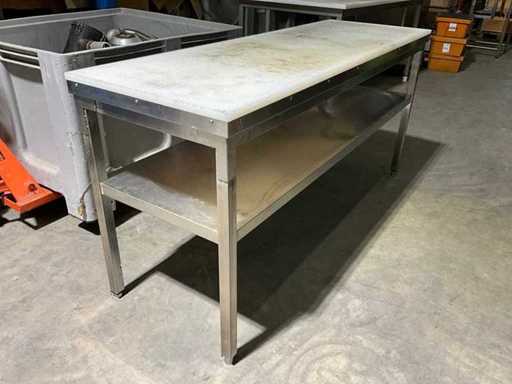 Stainless Steel Cutting Table with Undershelf