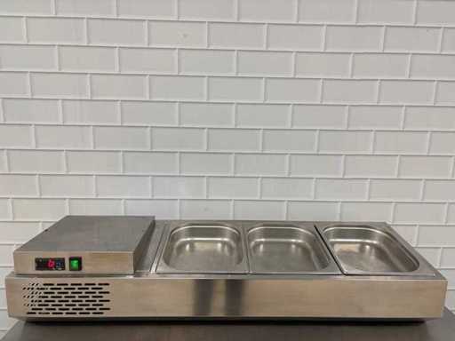 Stainless Steel Attachment Refrigerated Display Case
