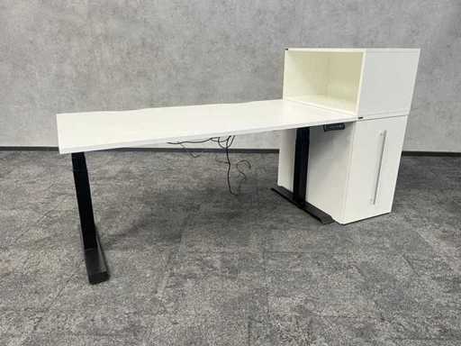 Celexon/ CEKA - electric sit-stand desk 160x80 with cabinet