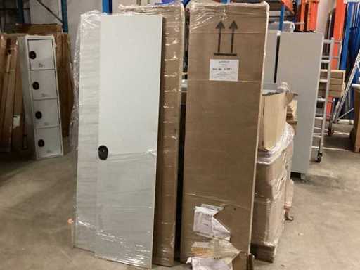 Schulte Metalen kast deuren (3x)