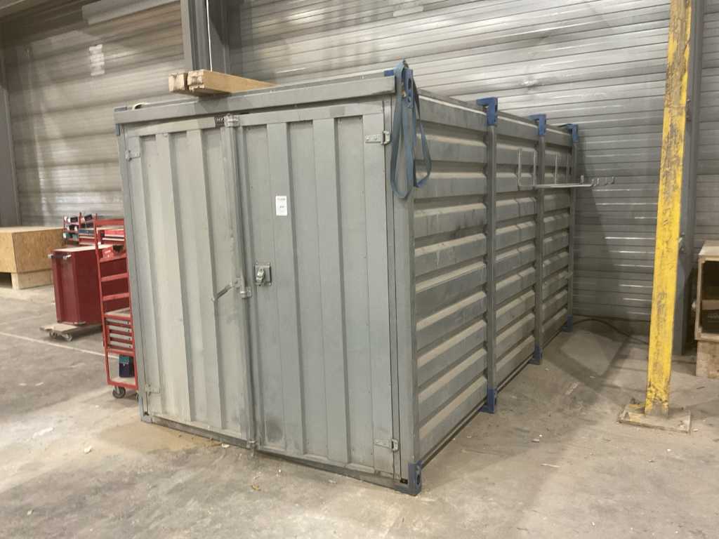 galvanized storage container