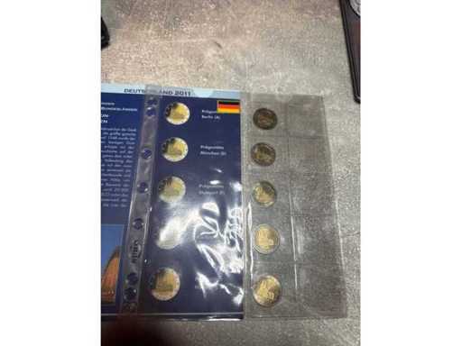 5x2€ Serie deutschland 2€ nordhein-westfalien