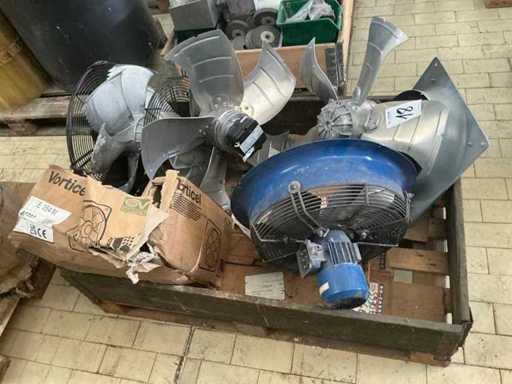 Machinery, spare parts and warehouse stocks