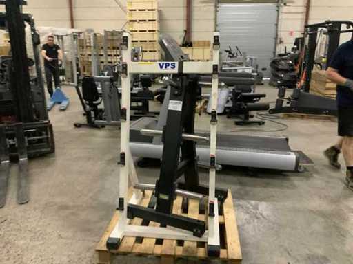 Technogym pure 50mm en barbell rek schijven bok Krachtstation