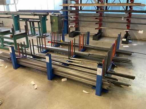 Rastrelliera per il deposito a pavimento per merci lunghe