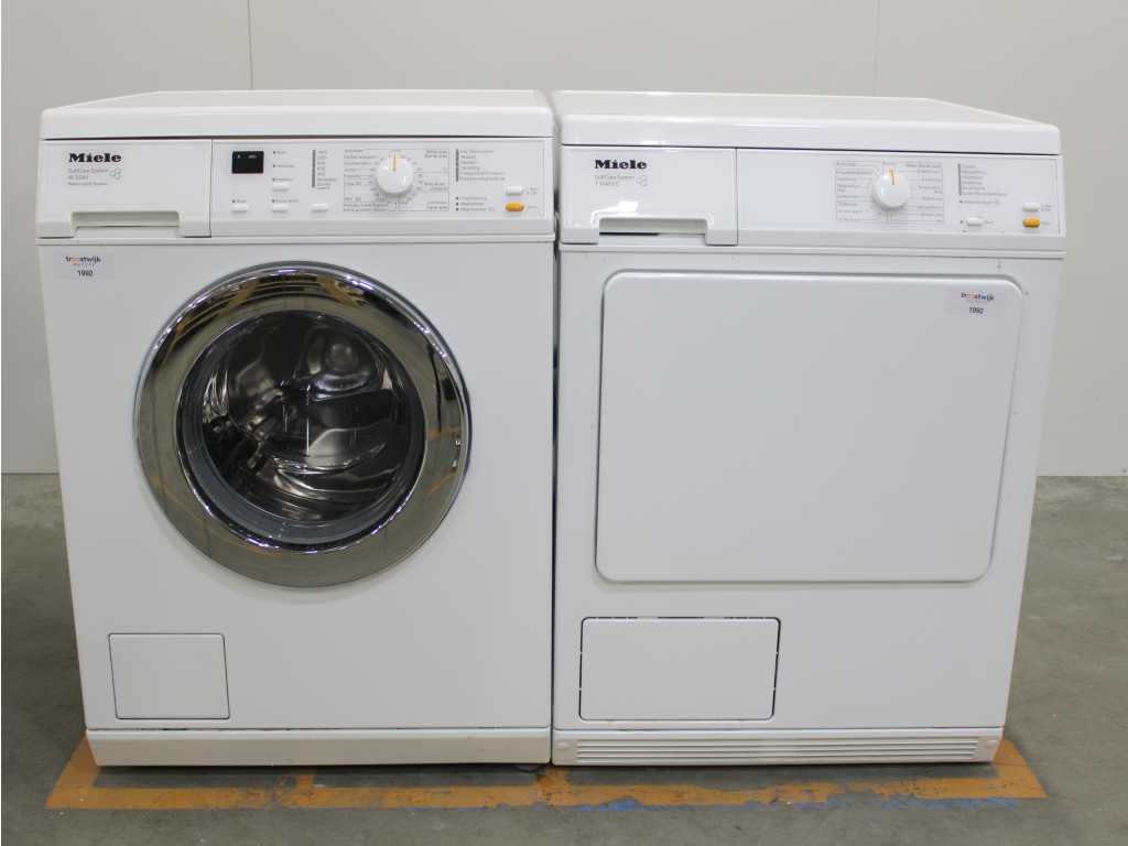 Miele W 3241 SoftCare System Washing Machine & Miele T 8403 C Softcare System Dryer