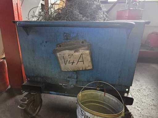 Skip / Shavings bucket blue 275 l