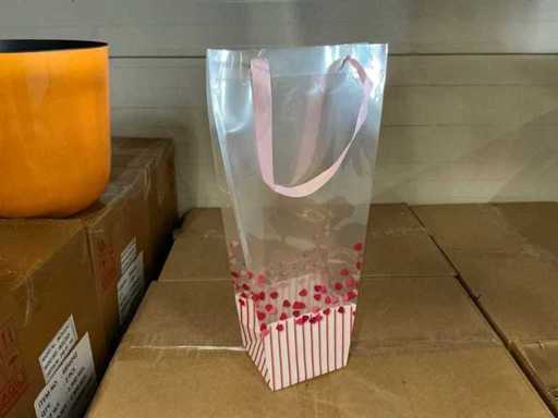 Serca torebek imprezowych 45x24/12x11cm (1000x)