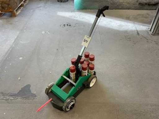 Ampere Super Striper Vloermarkering Trolley