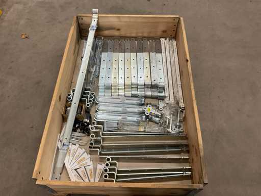 Batch of hinges and locks