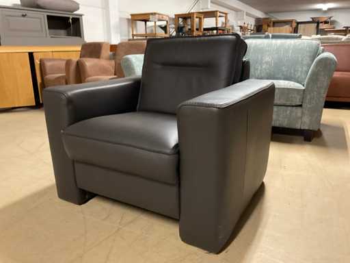 Poltrona in pelle Brober