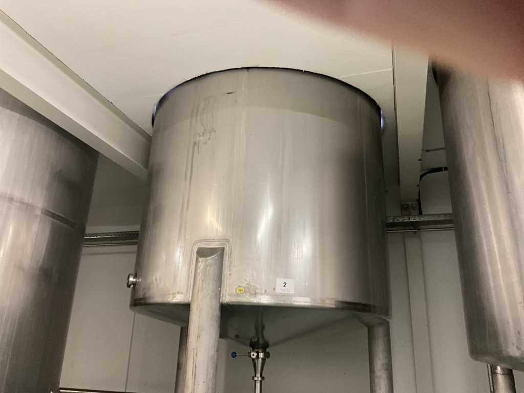Stainless steel mixing kettle 5 tons capacity
