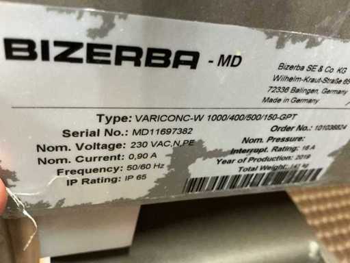 2019 Bizerba Varitronic-W 1000/400/500/150 GPT Other Food Manufacturing Machinery