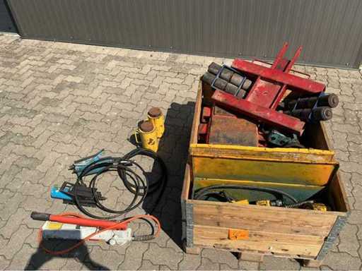 Posten Maschinenheber und Rollen