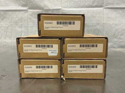 Nickel Wing 110mm 016343 klamka drzwi (5x)