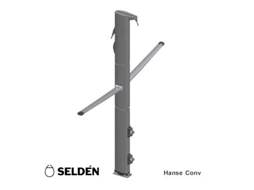 Selden Hanse 575 Aluminium Performance Mast 3-spreader 2-section - C304-12049-99