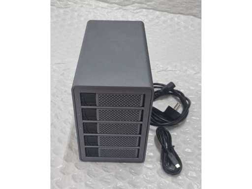 Yottamaster 5-Bay aluminium HDD-behuizing | 10TB (5x 2TB SATA) | USB 3.0 Type-C