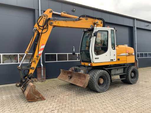 2009 Liebherr A314 Litronic Pelle sur pneus