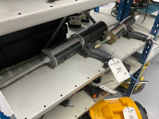 Jeringa de mezcla de adhesivo neumático (2x)