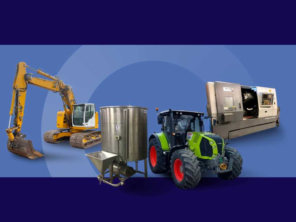 Collective auction for agricultural, green, ground, road, water and transport equipment