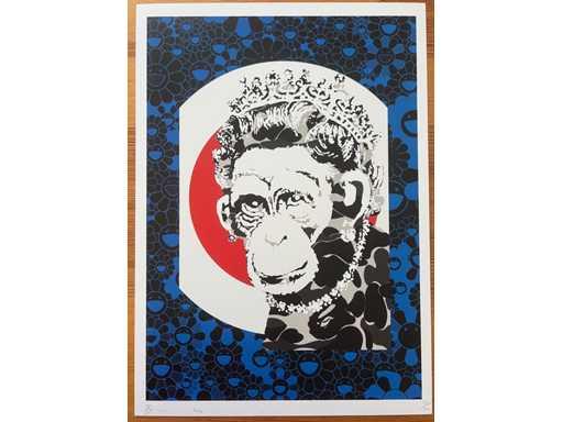 DEATH NYC : Banksy Monkey Queen 50/100