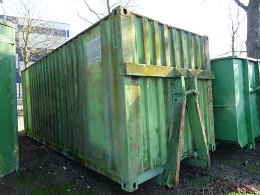 Conteneur fermé à crochet