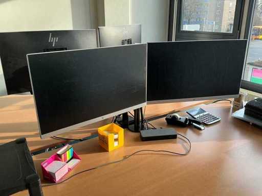 HP - HSA-B005DS - Docking station with screens