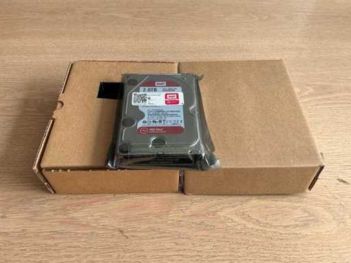 Western Digital WD RED (WD20EFRX) Interne Festplatte (2x)