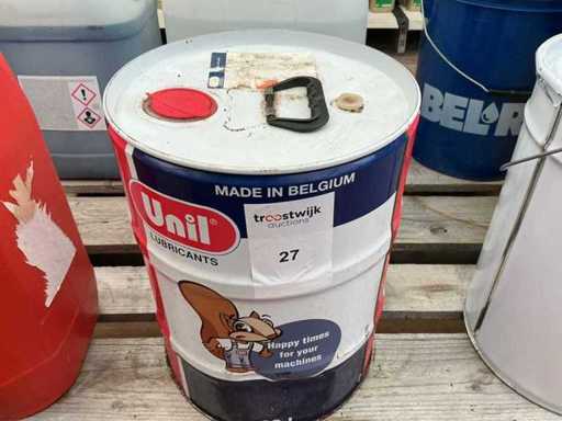 Unil,inhoud 20 liter ??? Onleesbaar Transmissie olie