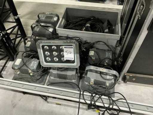 Série de divers éclairages extérieurs