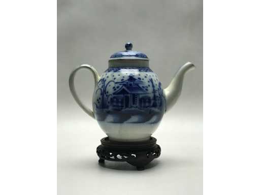 Antikes englisches Perlenware von 1800 – Staffordshire-Keramik – Chinoiserie