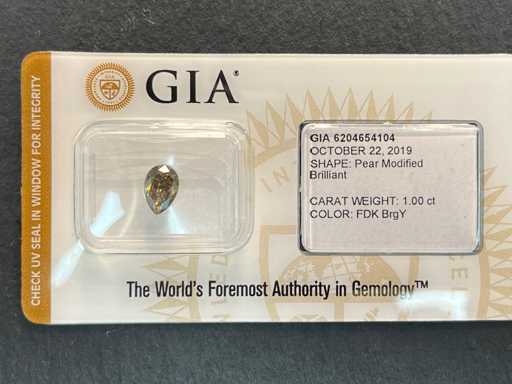 Diamant - diamant natural de 1,00 carate (certificat)