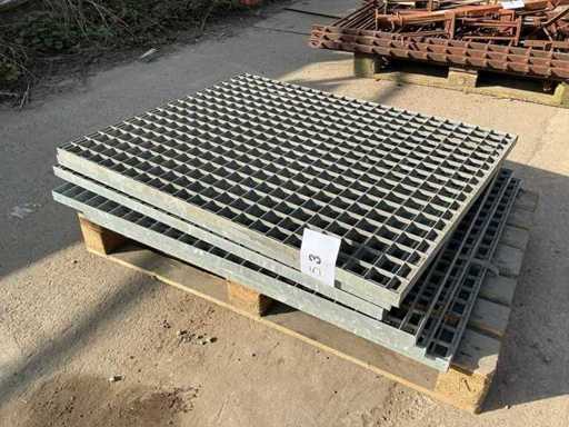 Stalen roosterplaat (6x)