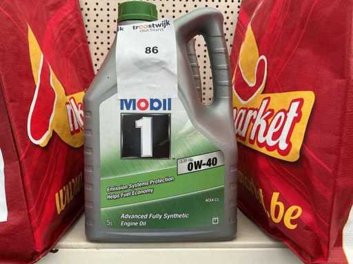 Mobil inhoud 5 liter ESP 0W-40 Motor olie (2x)