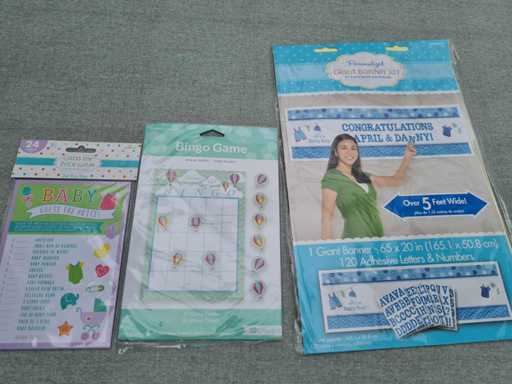 Decoratie voor babyshower/geboorte