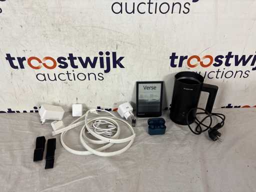 Philips Hue Gradient – Lightstrip | ClickOnClickOff – Switch | JVC – Ohrhörer | PocketBook – E-Reader | Polar – Uhrengurt | Polar – Uhrengurt | SanDisk Ultra Flair 32GB – USB-USB-Stick | Inventum – Milchaufschäumer